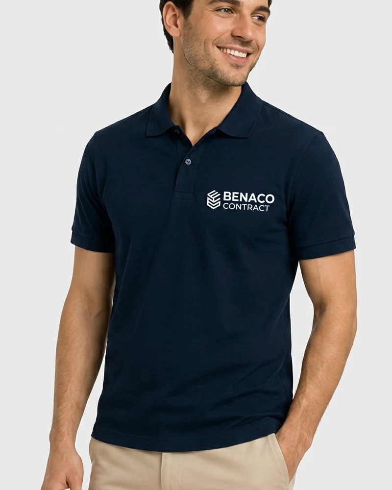 Polo uomo personalizzata Benaco Contract